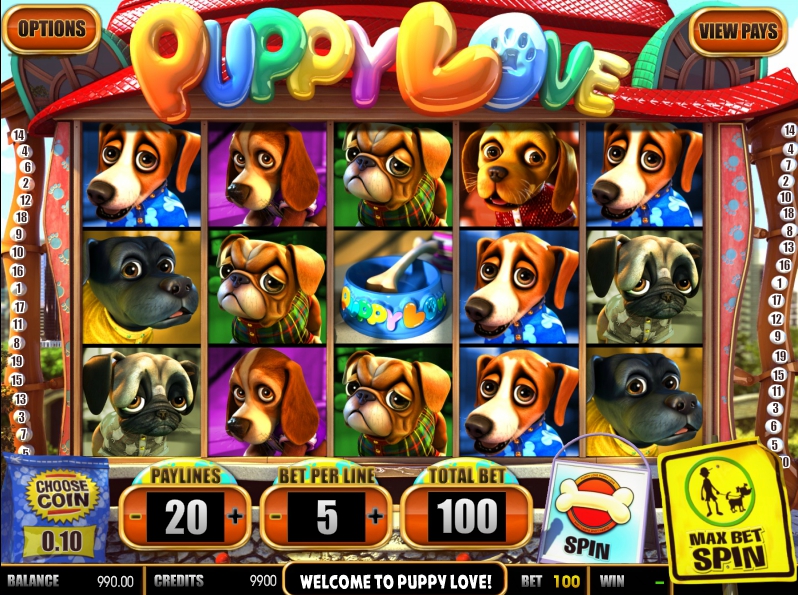 Игровой автомат Free Puppy Love