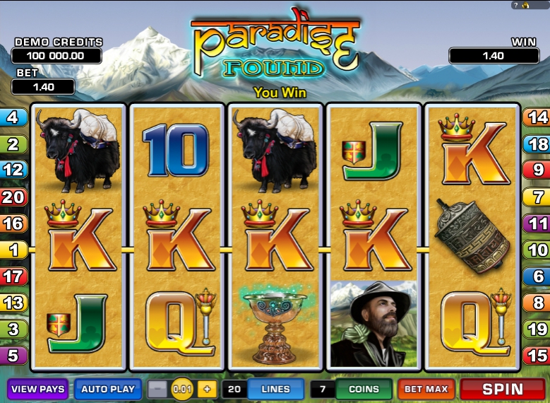 Игровой автомат Paradise Found